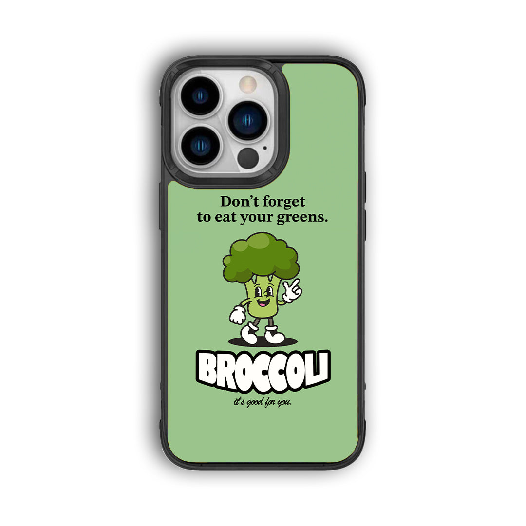 EAT GREENS PHONE CASE.