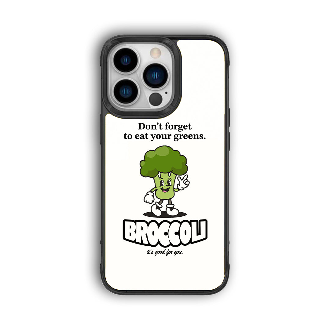 EAT GREENS PHONE CASE.